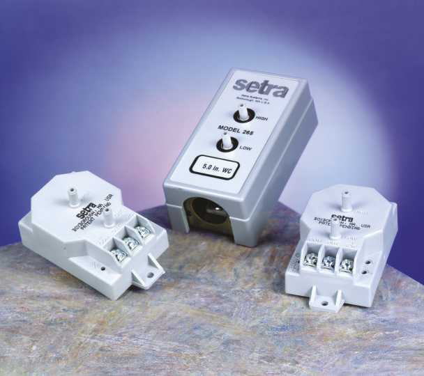 Setra Systems, Inc. - 265(Przetwornik b. niskiej różnicy ciśnień (od 62Pa)